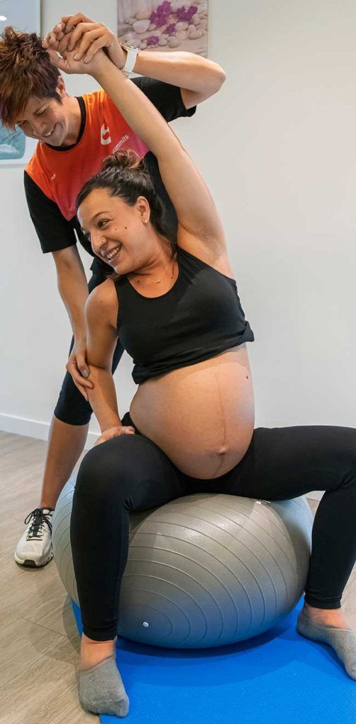 dona embarassada fisioteràpia pre part